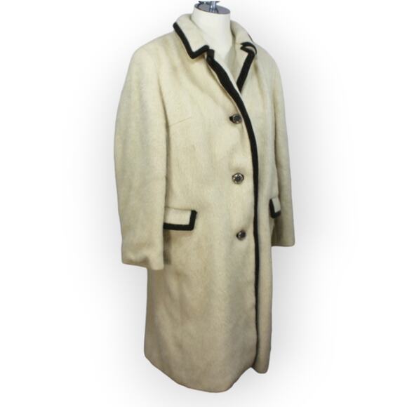 Vintage Miss Lodenfrey Coat Small/Medium Austrian Mohair Wool Ornate Buttons - Picture 7 of 16